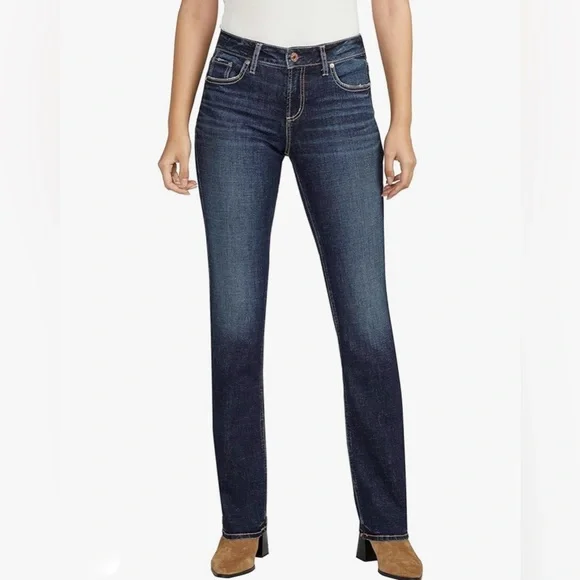 Silver Jeans Elyse blue jeans - Picture 2 of 16